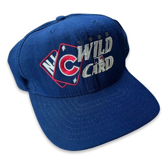 New Era Other - Vintage New Era 1998 MLB Chicago Cubs Wildcard Snapback Hat Blue OS